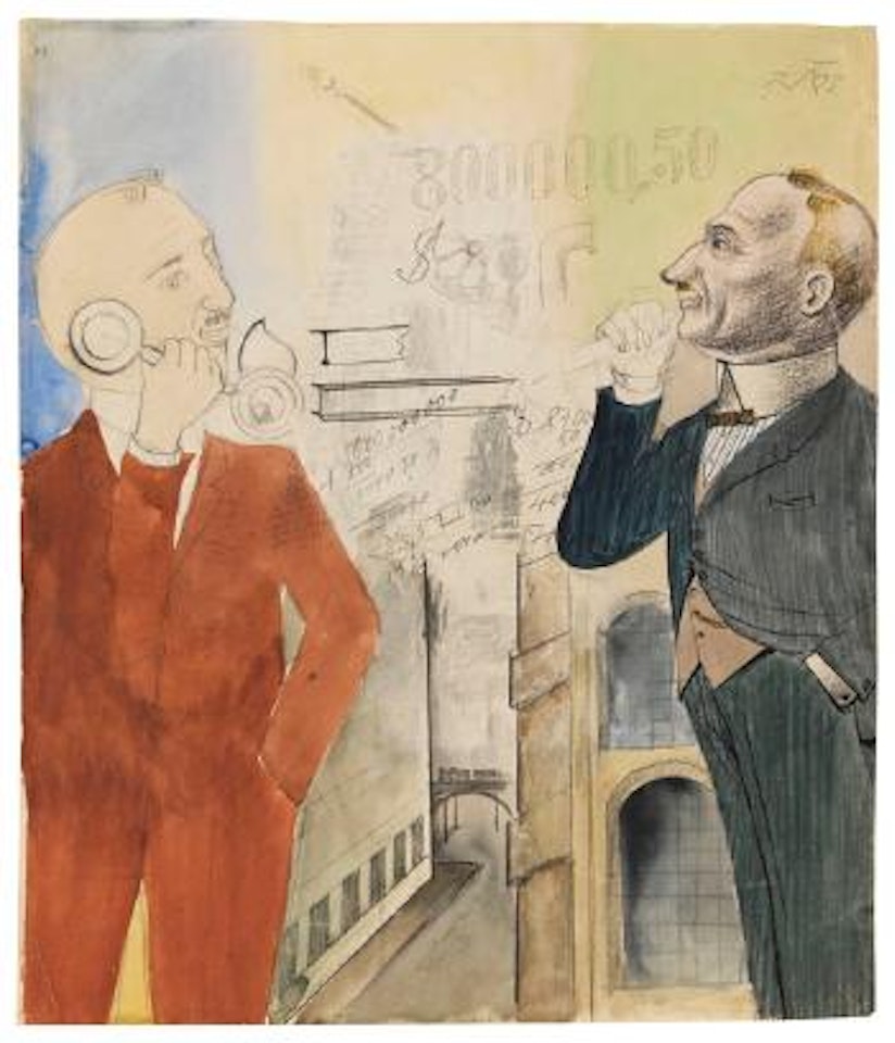 Börsenspekulanten by Otto Dix