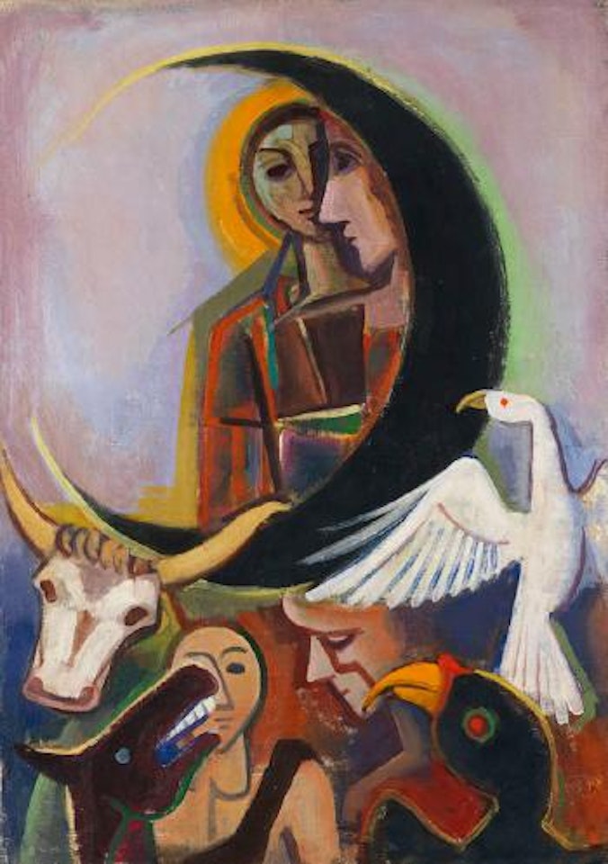 Schwarzmond by Karl Hofer