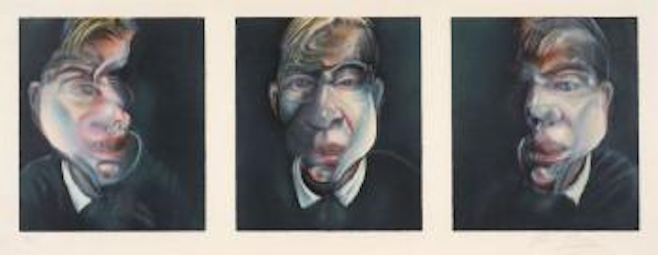 Three studies for a selfportrait by Francis Bacon