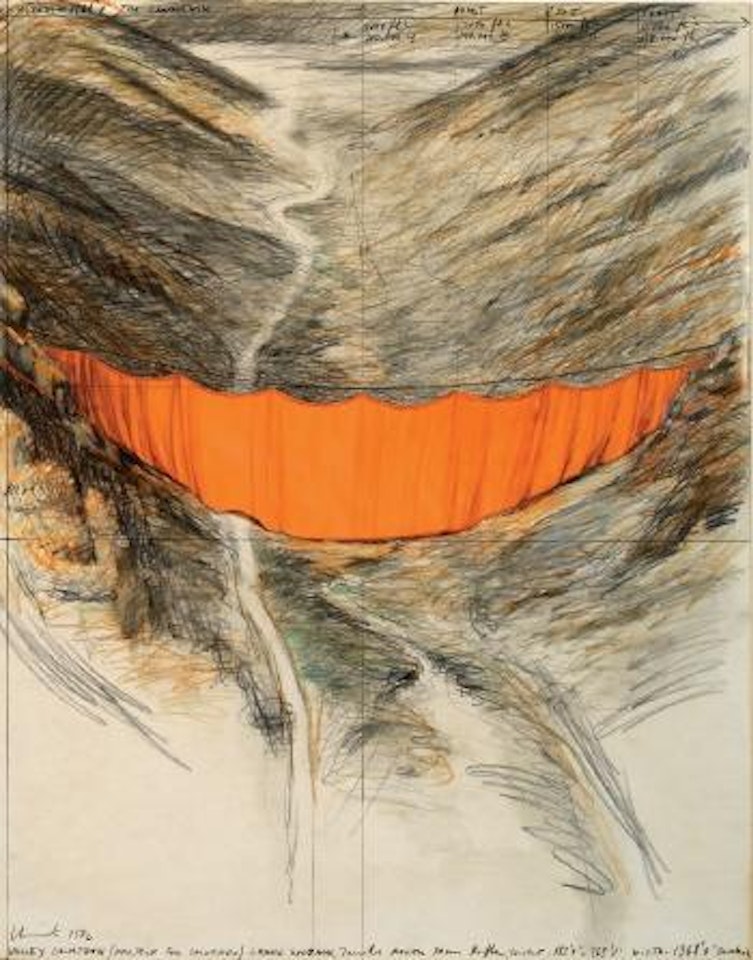 Valley curtain (Project for Colorado) by Christo