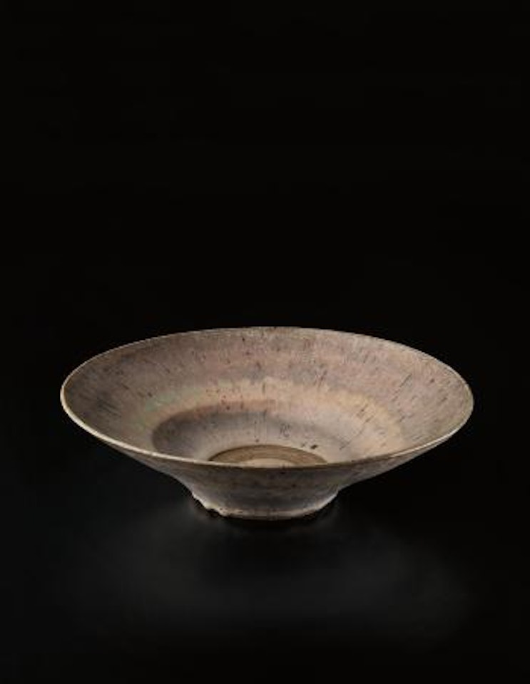 Large open form bowl by Lucie Rie