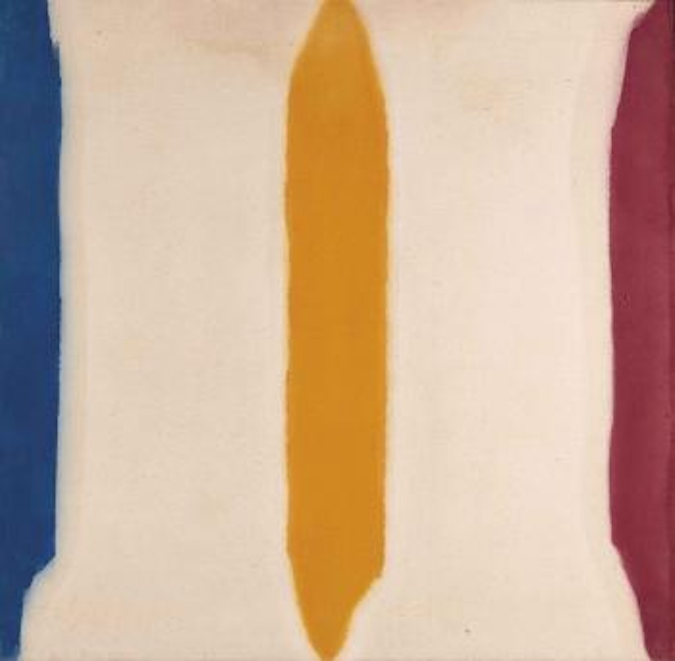 An outside red by Kenneth Noland