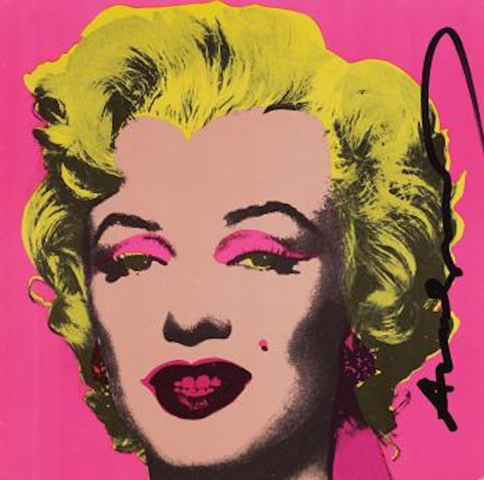 Castelli Gallery Marilyn Invitation by Andy Warhol