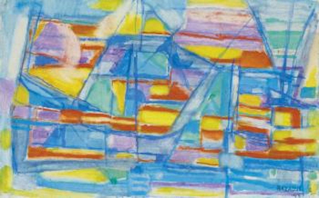 Le retour des barques by Jean René Bazaine