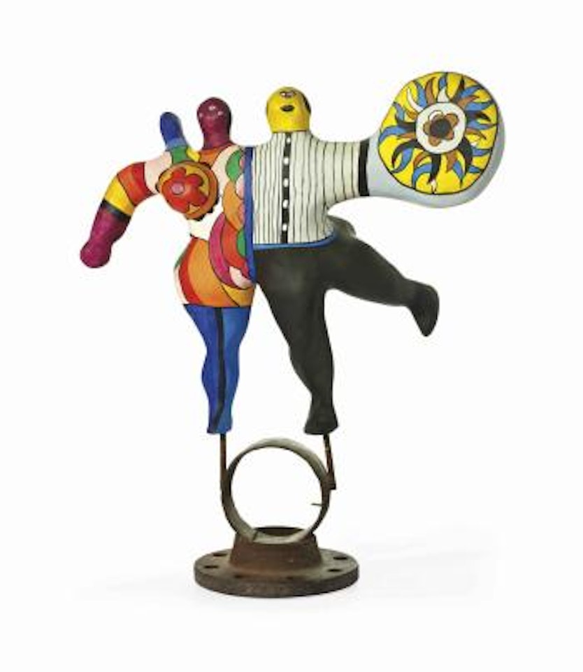Les patineurs - couple ailé by Niki de Saint Phalle