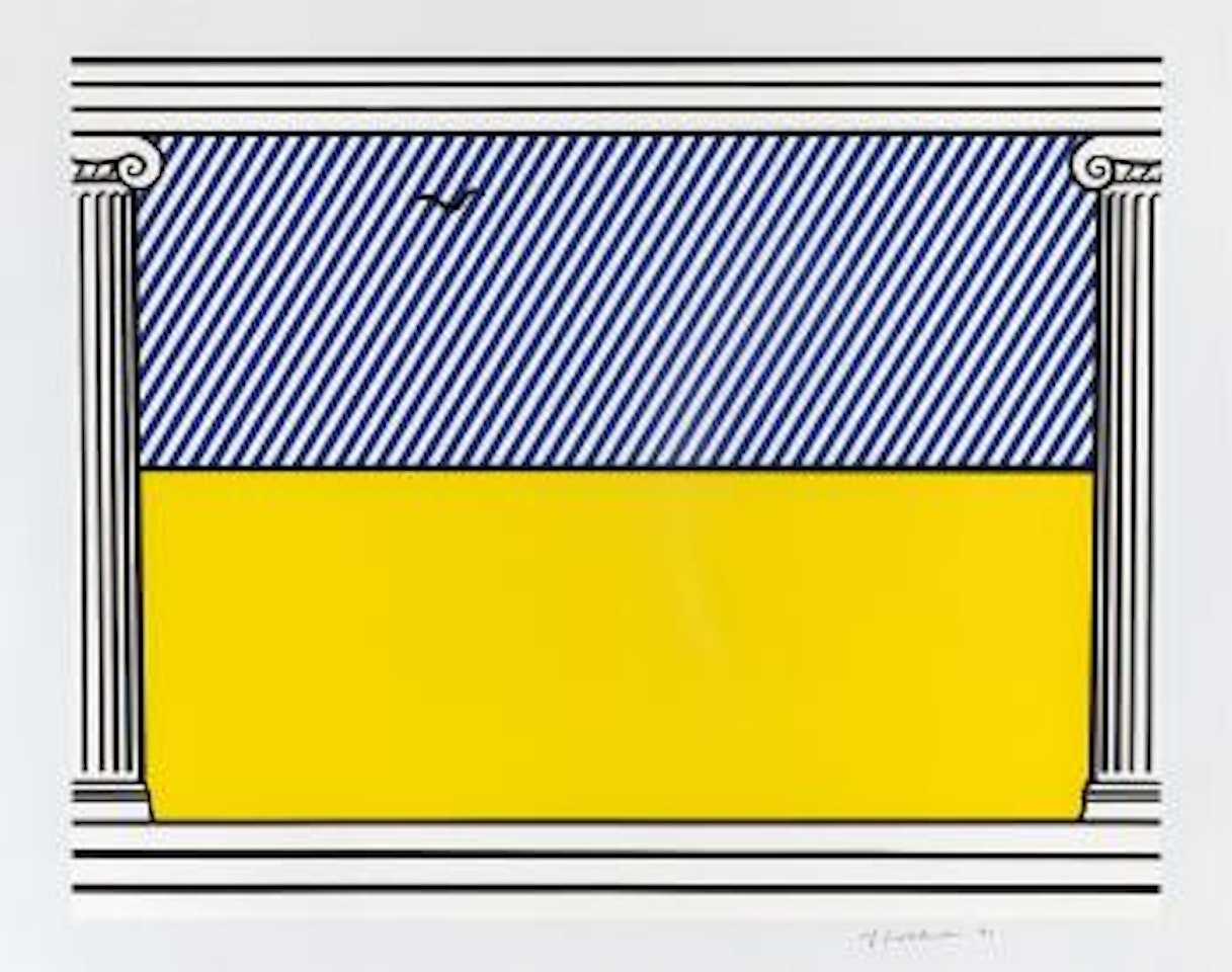 Liberté, from Temples and Ruins series by Roy Lichtenstein