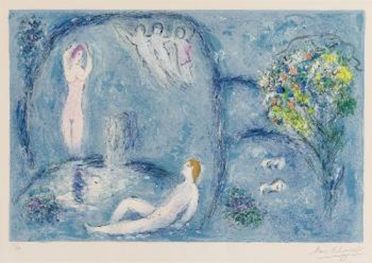 Die Felsengrotte Der Nymphen by Marc Chagall
