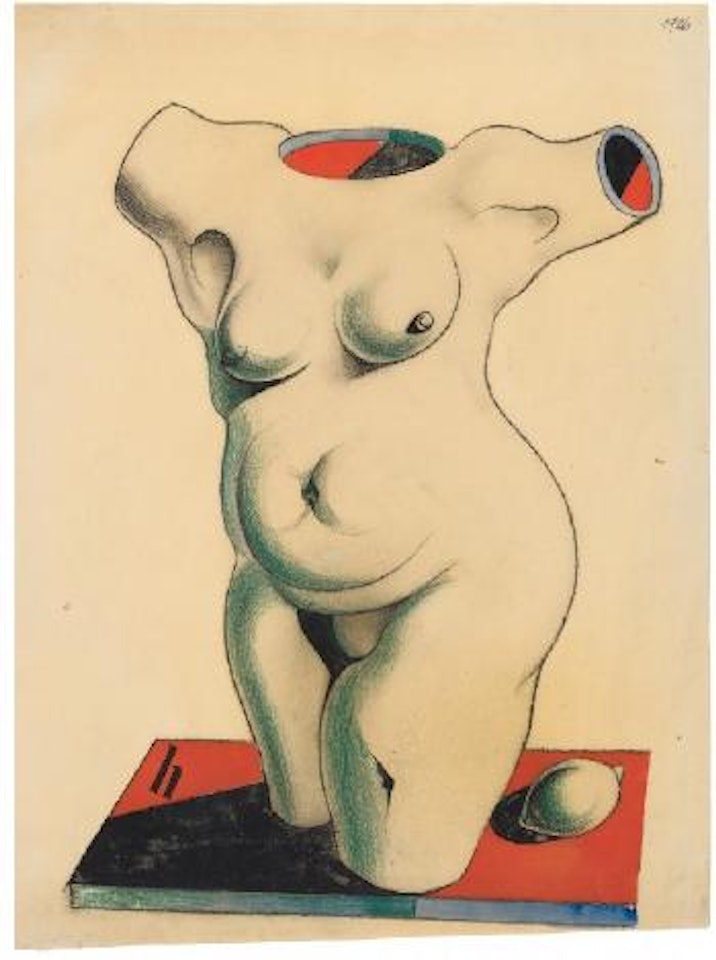 Frauentorso by Heinrich Hoerle