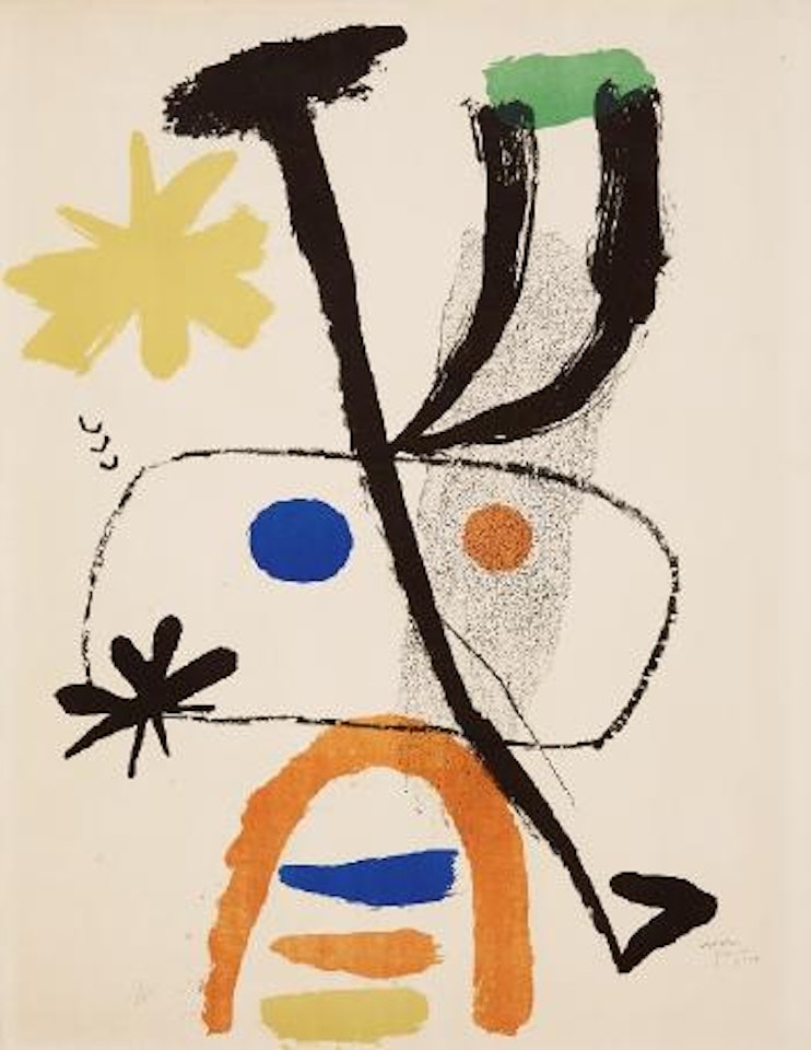 Personnage Aux Étoiles by Joan Miró
