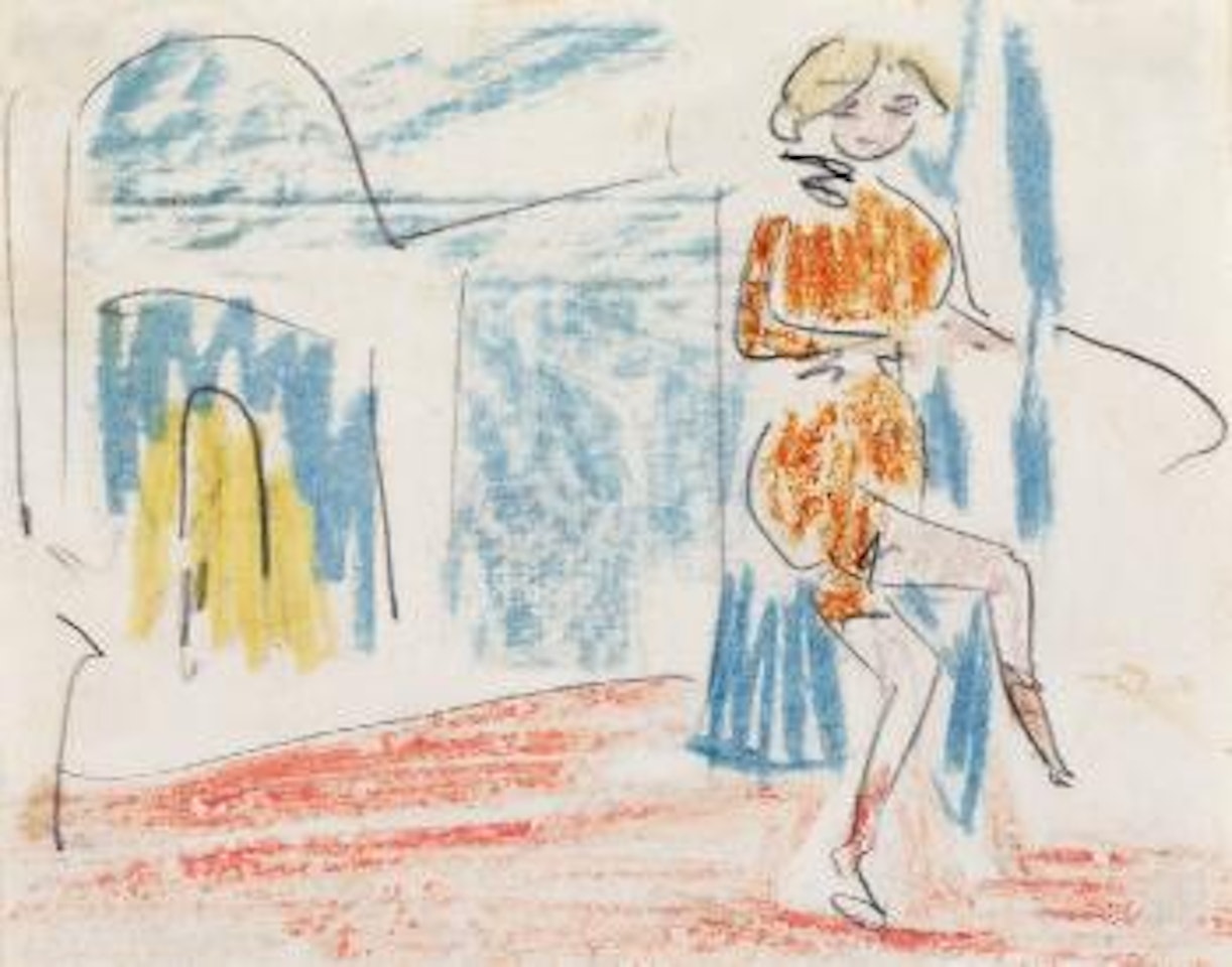 Zirkusarena (Zirkus Schumann) by Ernst Ludwig Kirchner