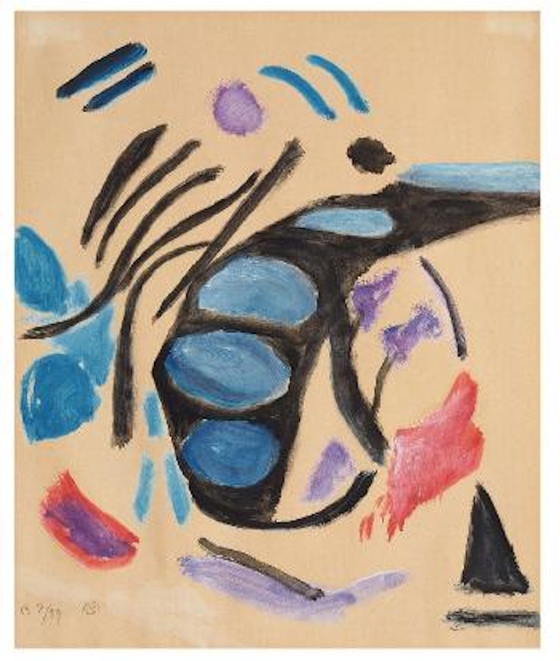 Farbkomposition by Gabriele Münter