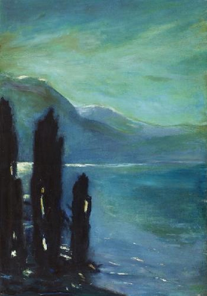 Gewitterstimmung Am Gardasee by Lesser Ury