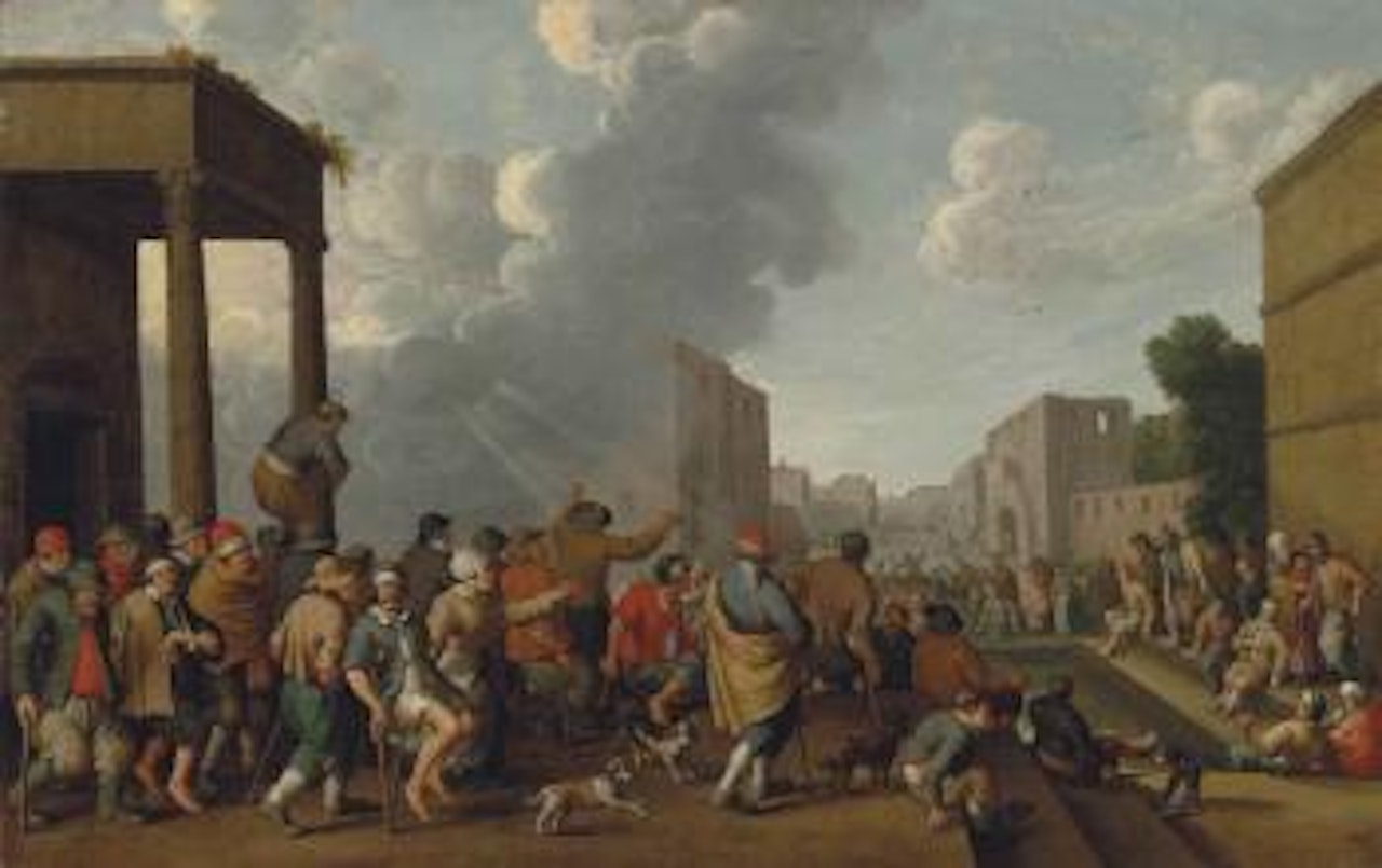 The pool of Bethesda by Joost Cornelisz Droochsloot