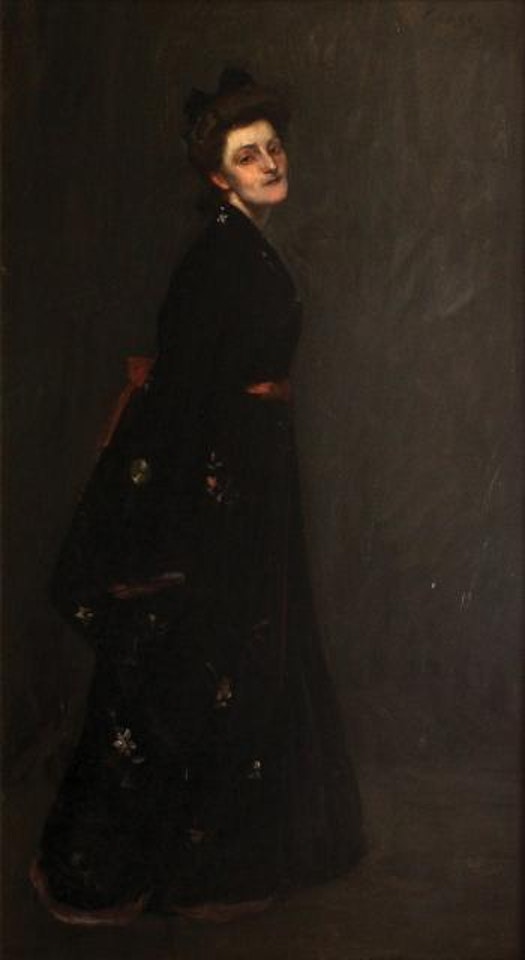 The black kimono by William Merritt Chase