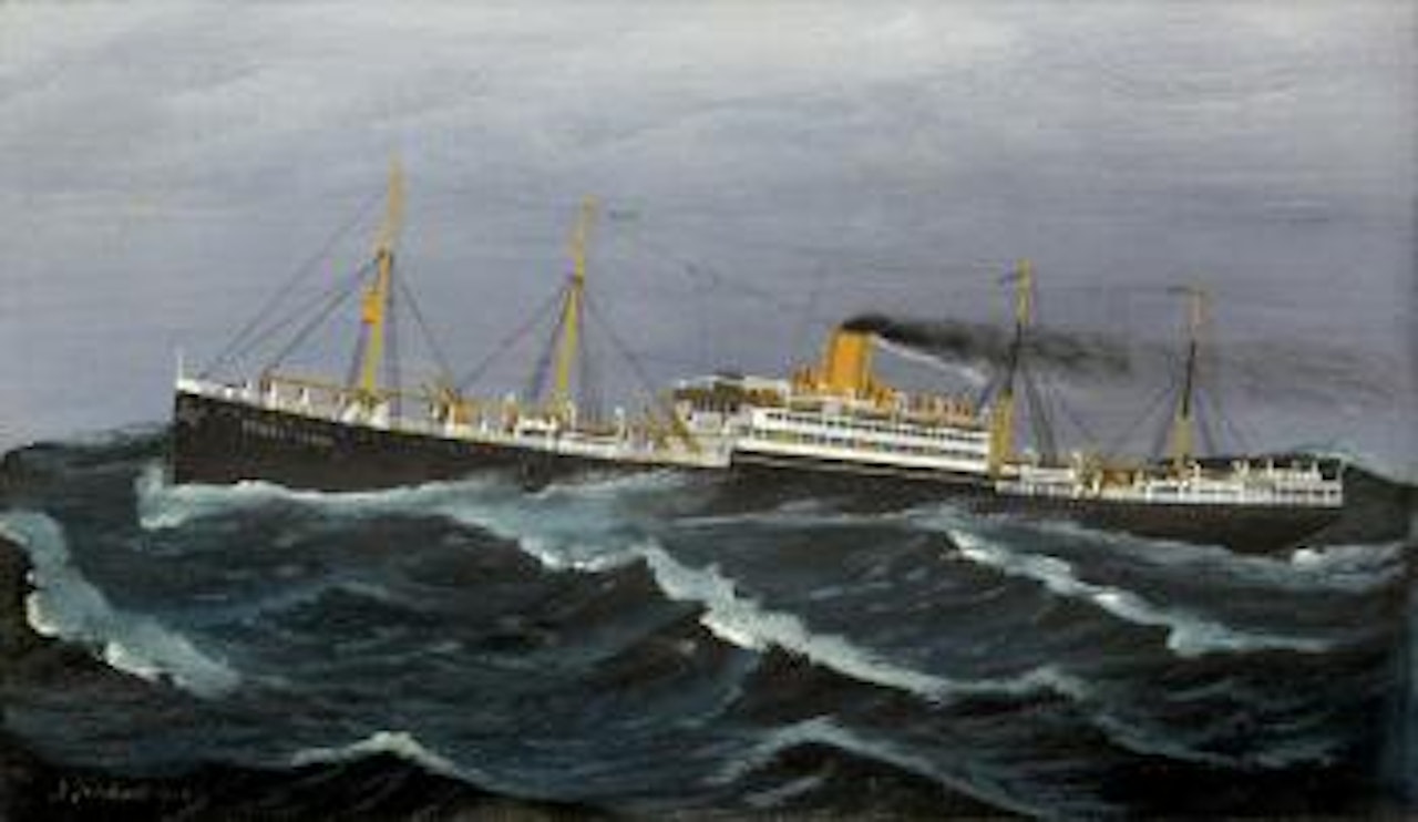 S.S. Pennsylvania by Antonio Jacobsen