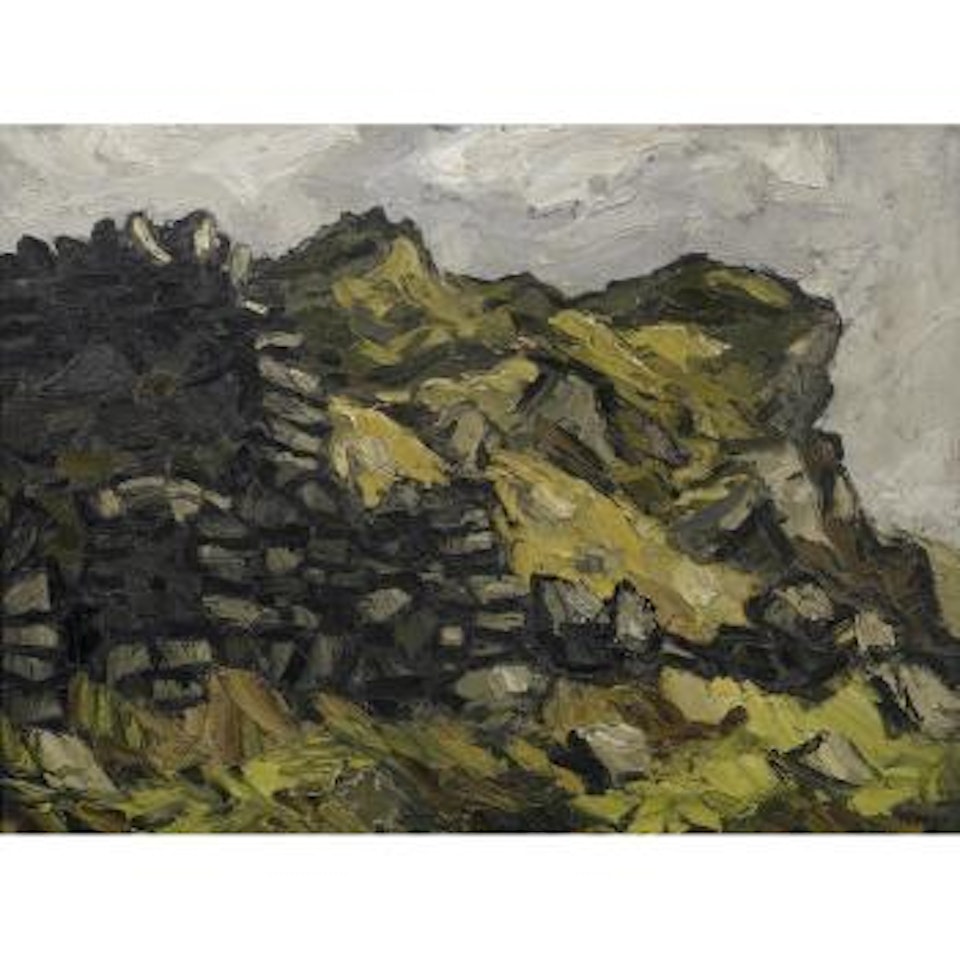 Rocks, Tremadoc by Kyffin Williams