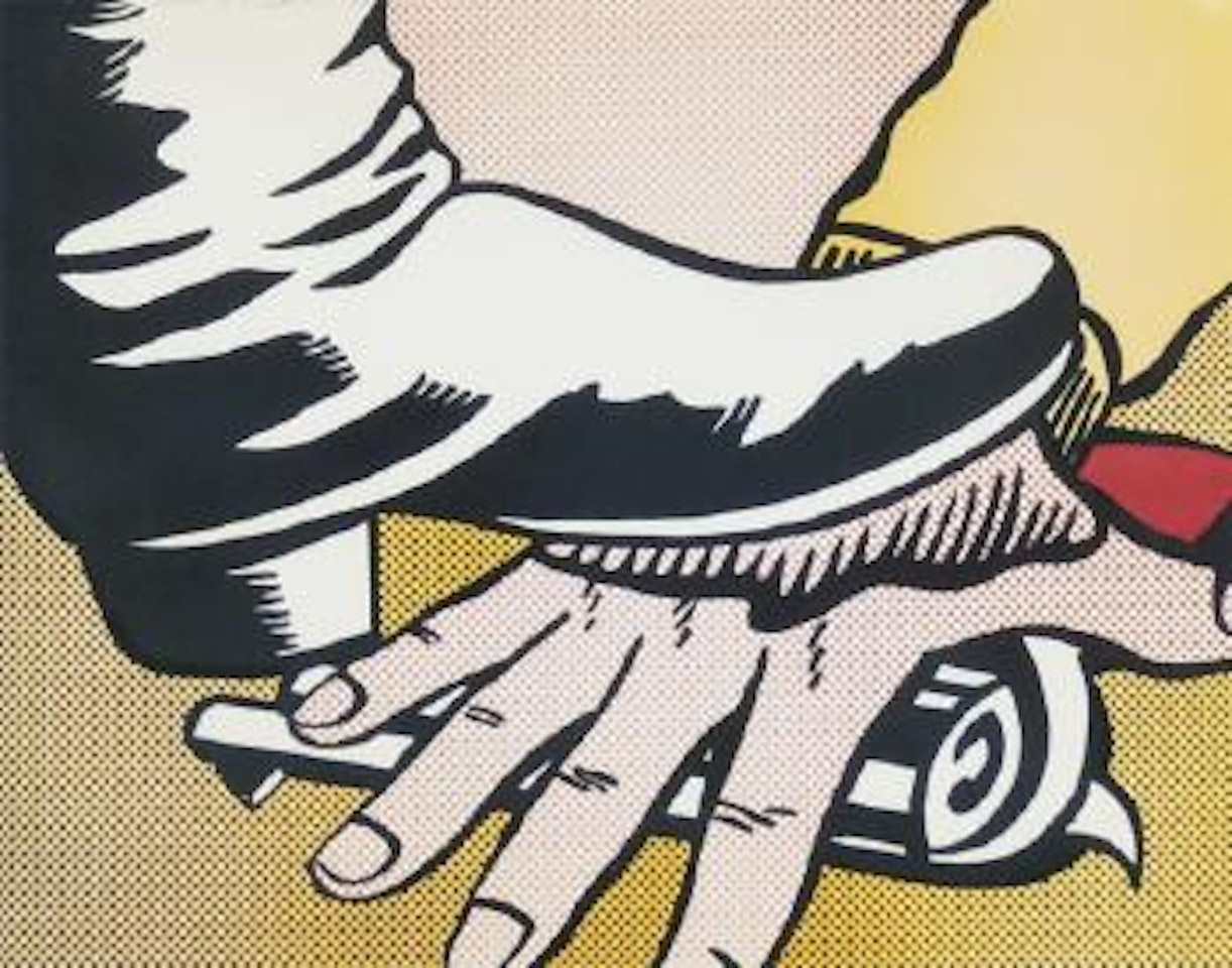 Foot and hand by Roy Lichtenstein