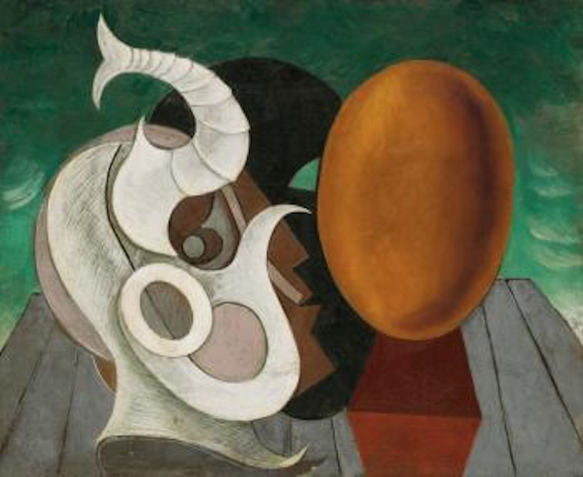 Visages Métaphysiques - Recto Portrait De Michael Askenazy - Verso by Victor Brauner