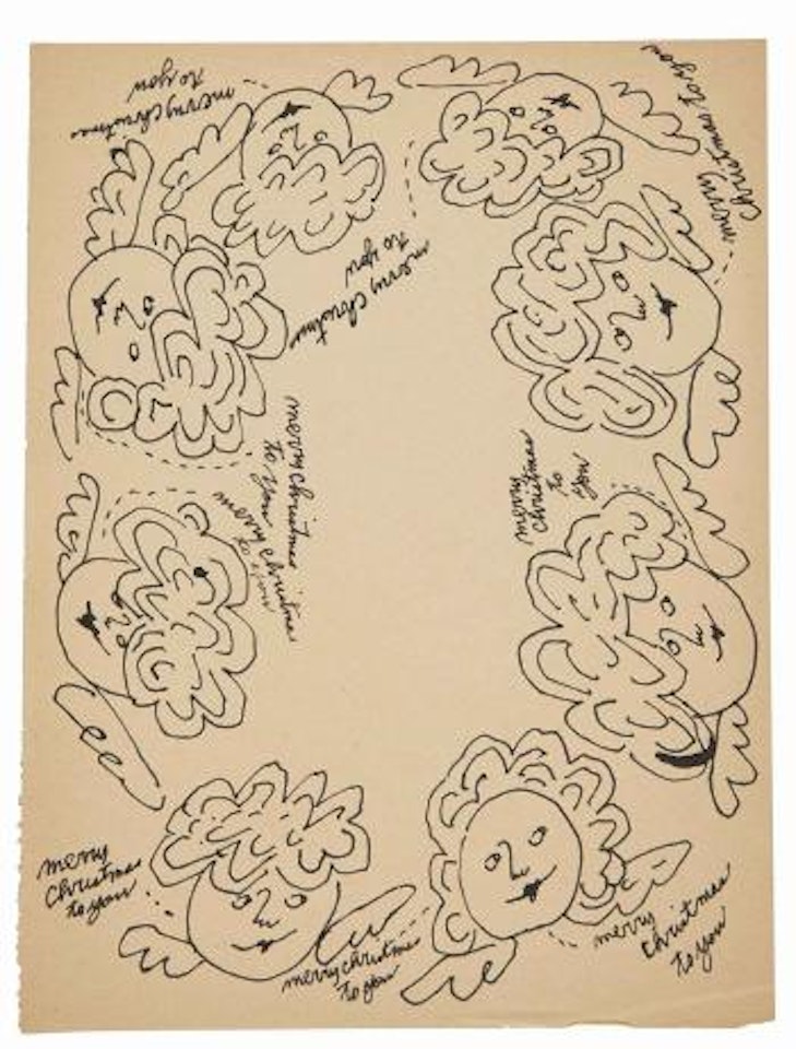 Eight Christmas Fairies by Andy Warhol