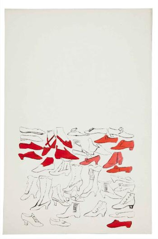 A La Recherche Du Shoe Perdu  (see F. & S. IV.69A - 84A) by Andy Warhol