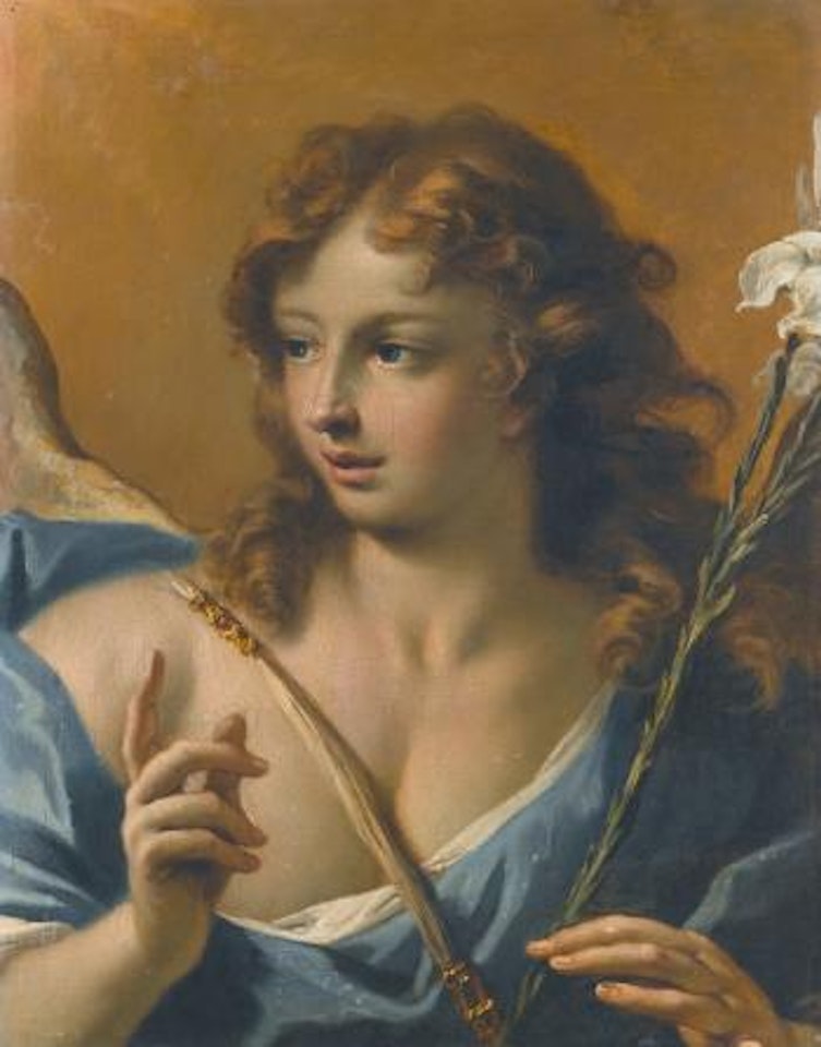 The Angel Of The Annunciation by Sebastiano Ricci
