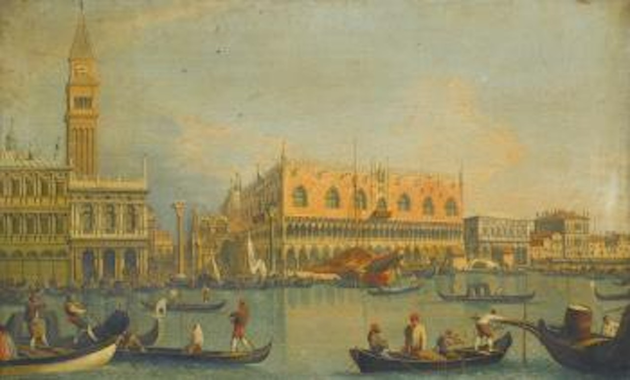 Venice, A Vew Of The Molo From The Bacino Di San Marco by Canaletto