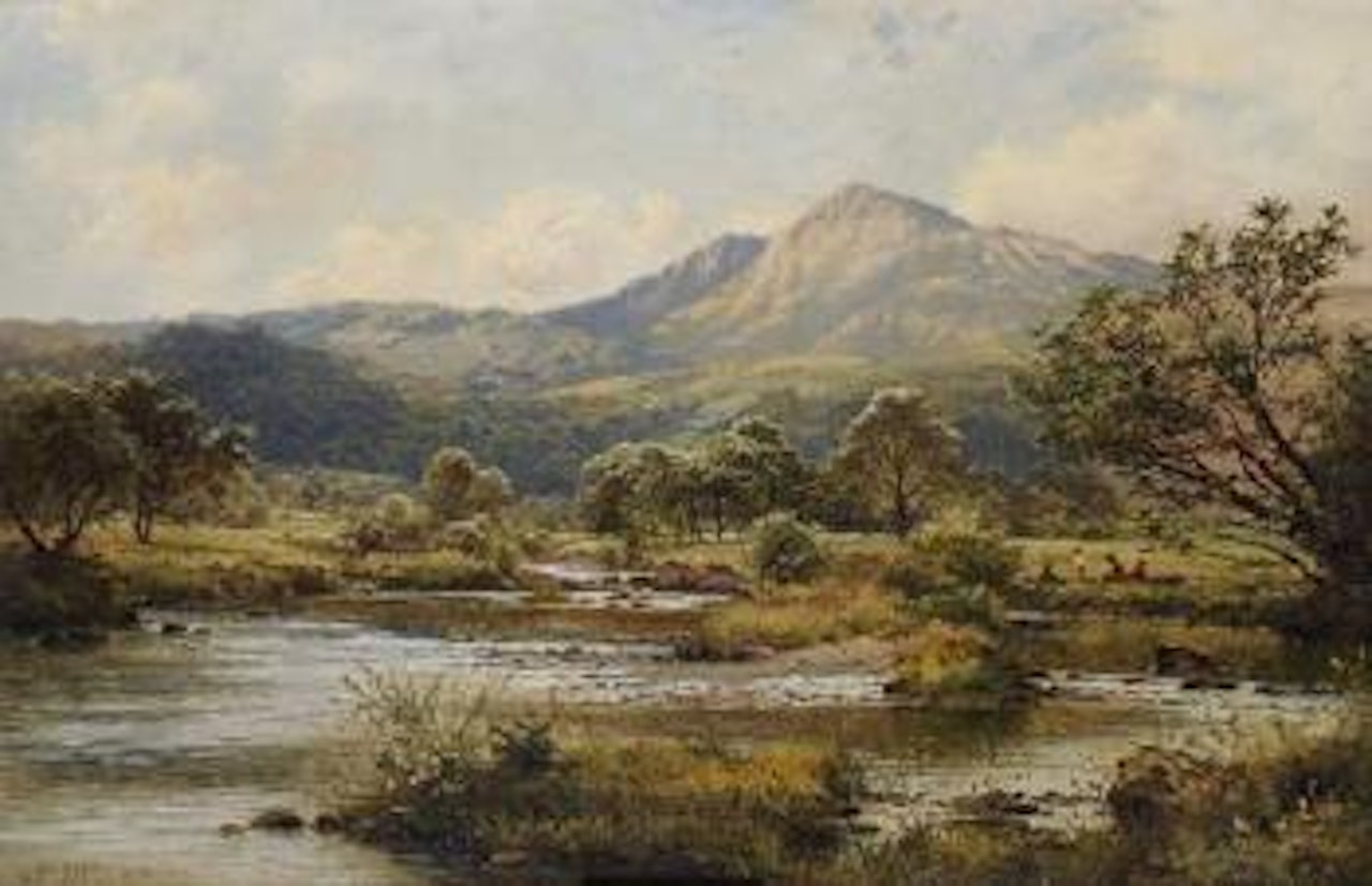 Moel Siabod Gwynedd, North Wales by Benjamin Williams Leader