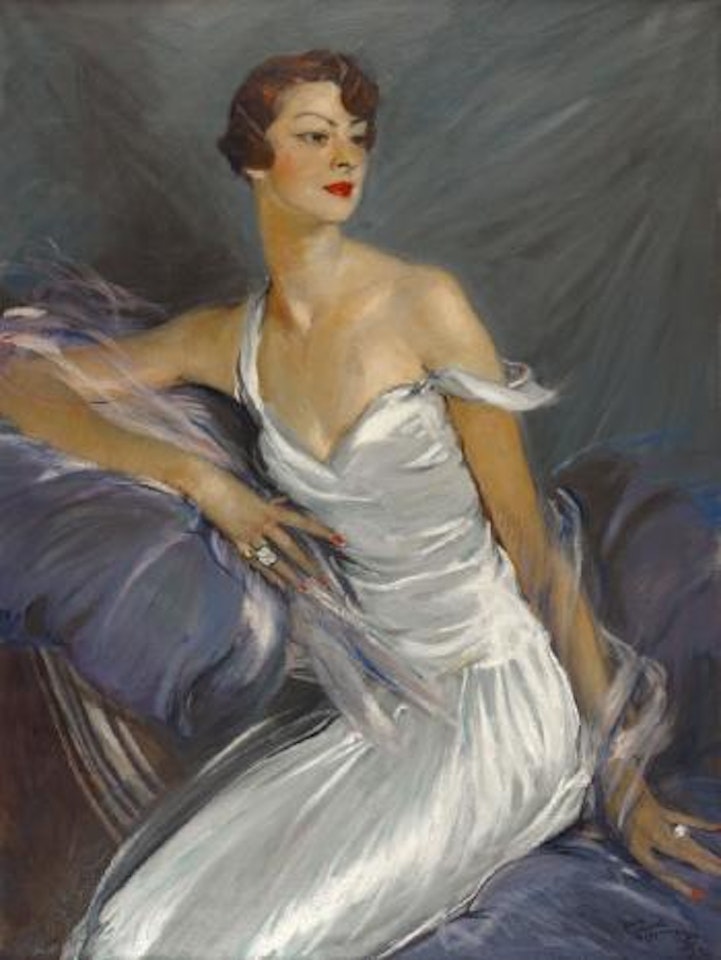 Portrait de Germaine d'Anthouard de Vraincourt by Jean Gabriel Domergue