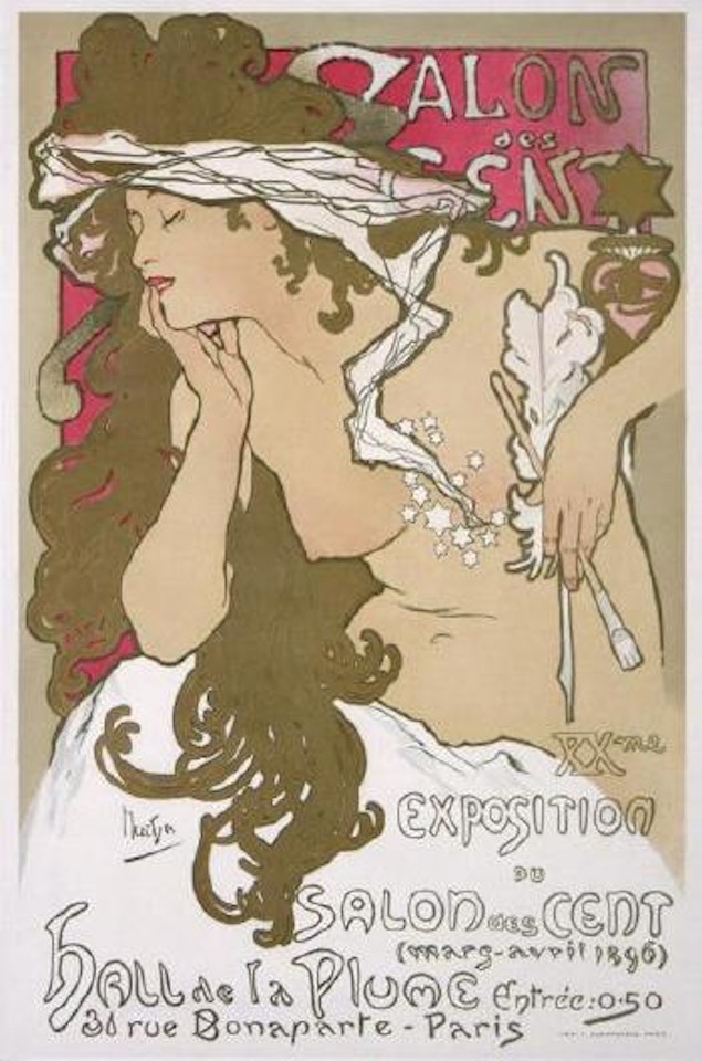 XXème exposition du Salon des Cent by Alphonse Mucha