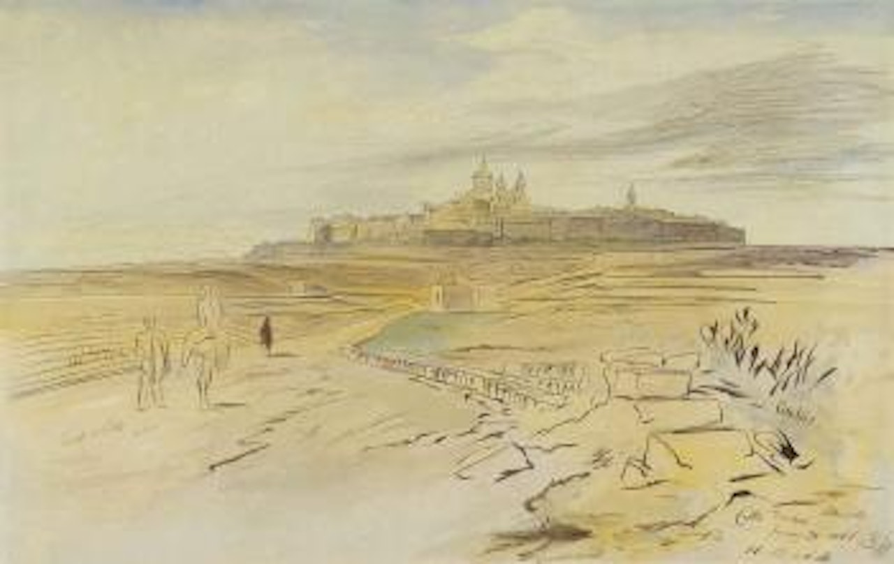 Mdina or Citta Vecchia, Malta by Edward Lear