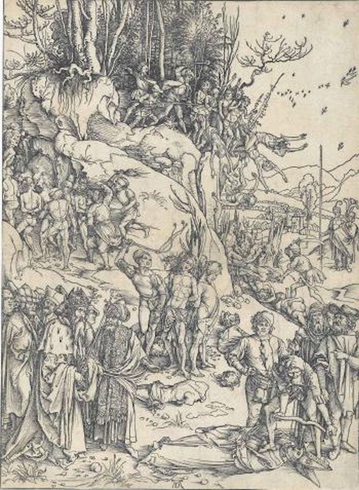 The Martyrdom of the Ten Thousand (Bartsch 117; Meder, Hollstein 218; Schoch, Mende and Scherbaum 104) by Albrecht Dürer