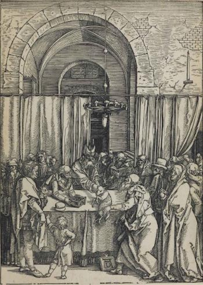 Joachim's Offering rejected, from: The Life of the Virgin (Bartsch 77; Meder, Hollstein 189; Schoch, Mende and Scherbaum 167) by Albrecht Dürer