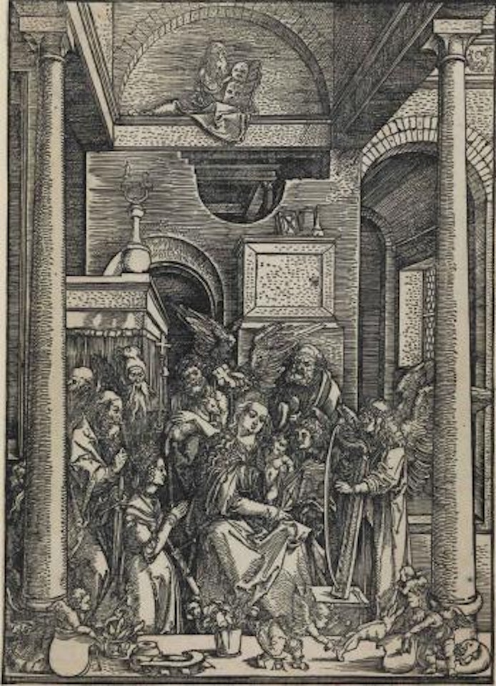 The Glorification of the Virgin, from: The Life of the Virgin (Bartsch 95; Meder, Hollstein 207; Schoch, Mende and Scherbaum 185) by Albrecht Dürer