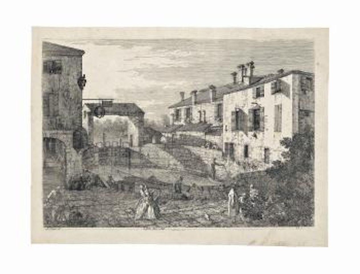 Le Porte Del Dolo (Bromberg 6) by Canaletto
