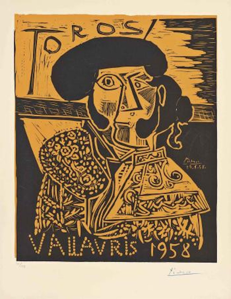 Toros Vallauris (Bloch 1282; Baer 1049) by Pablo Picasso