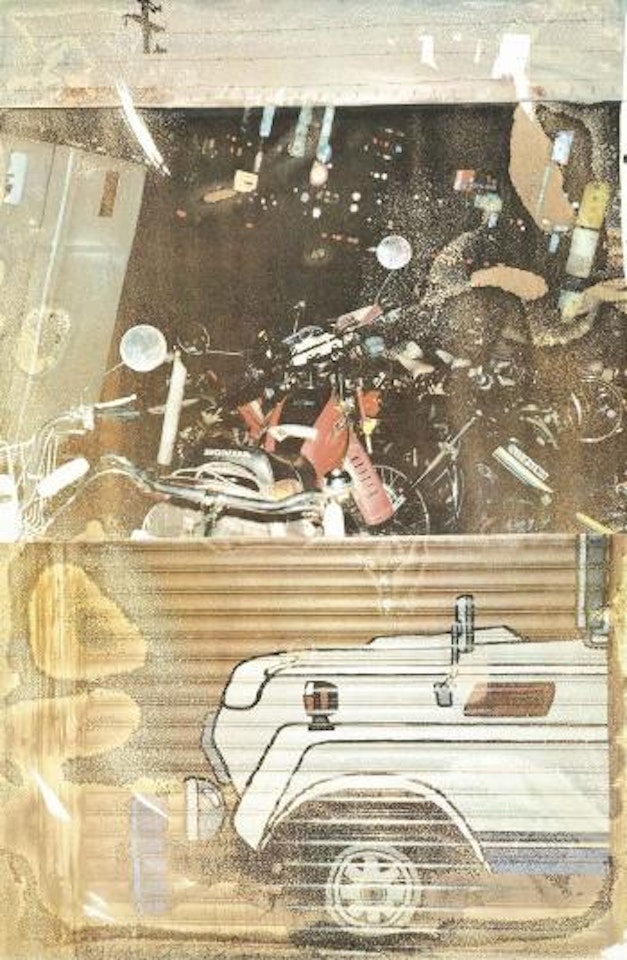 One Plate from: Tribute 21 by Robert Rauschenberg