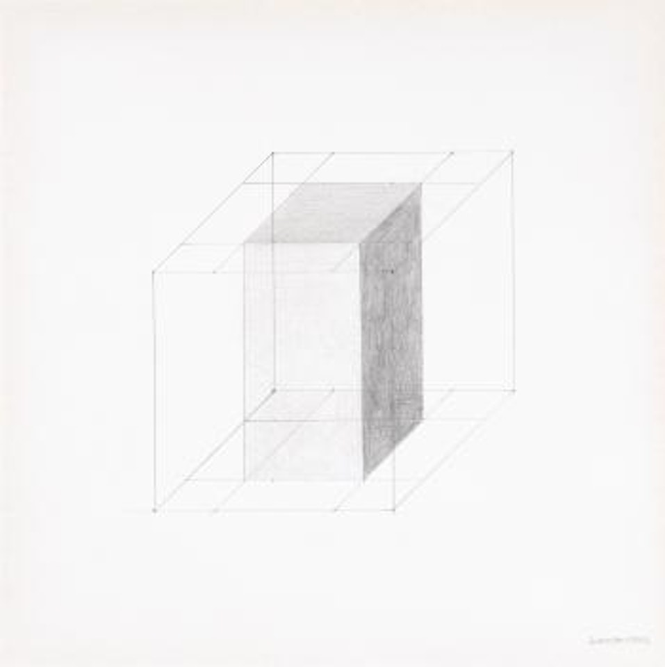 Form Derived From A Cube by Sol LeWitt