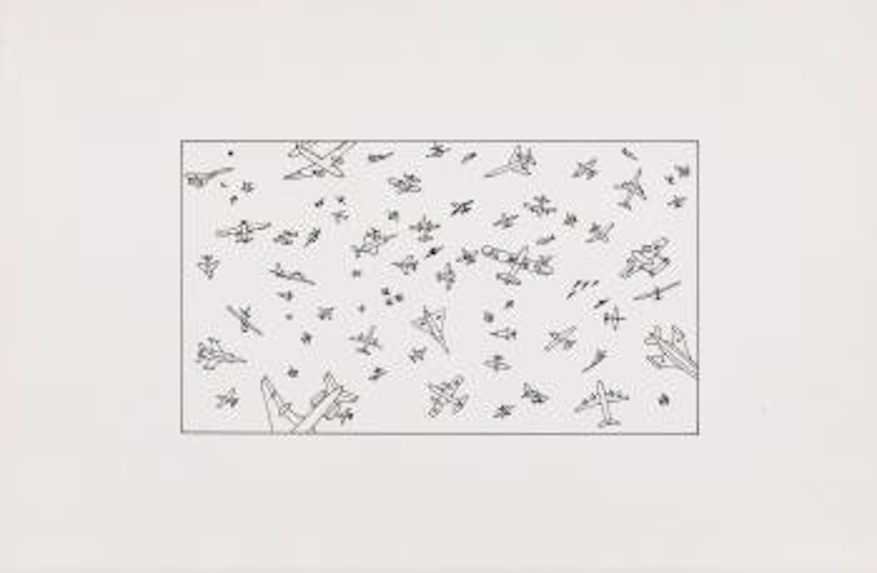 Aerei (Studio) by Alighiero Boetti