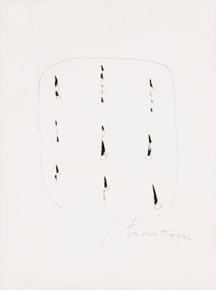 Concetto Spaziale by Lucio Fontana
