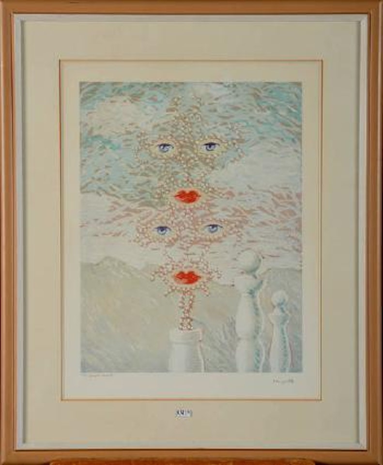 Visages et quilles by René Magritte