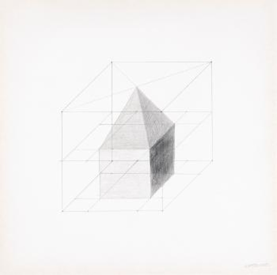 Form Derived From A Cube by Sol LeWitt