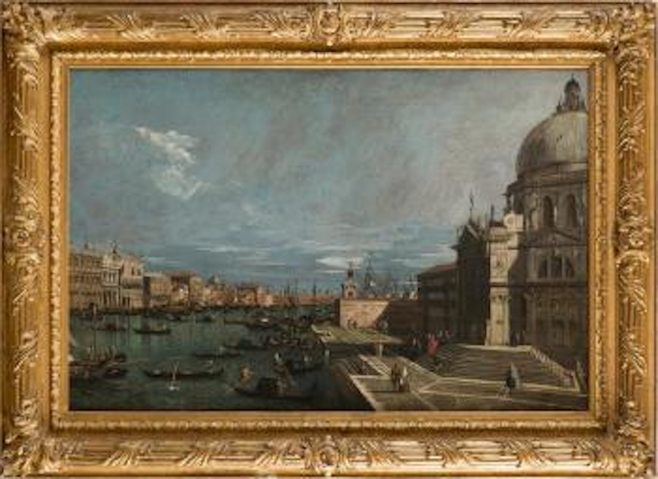 Vue du Grand Canal et de l'église Santa Maria della Salute by Canaletto
