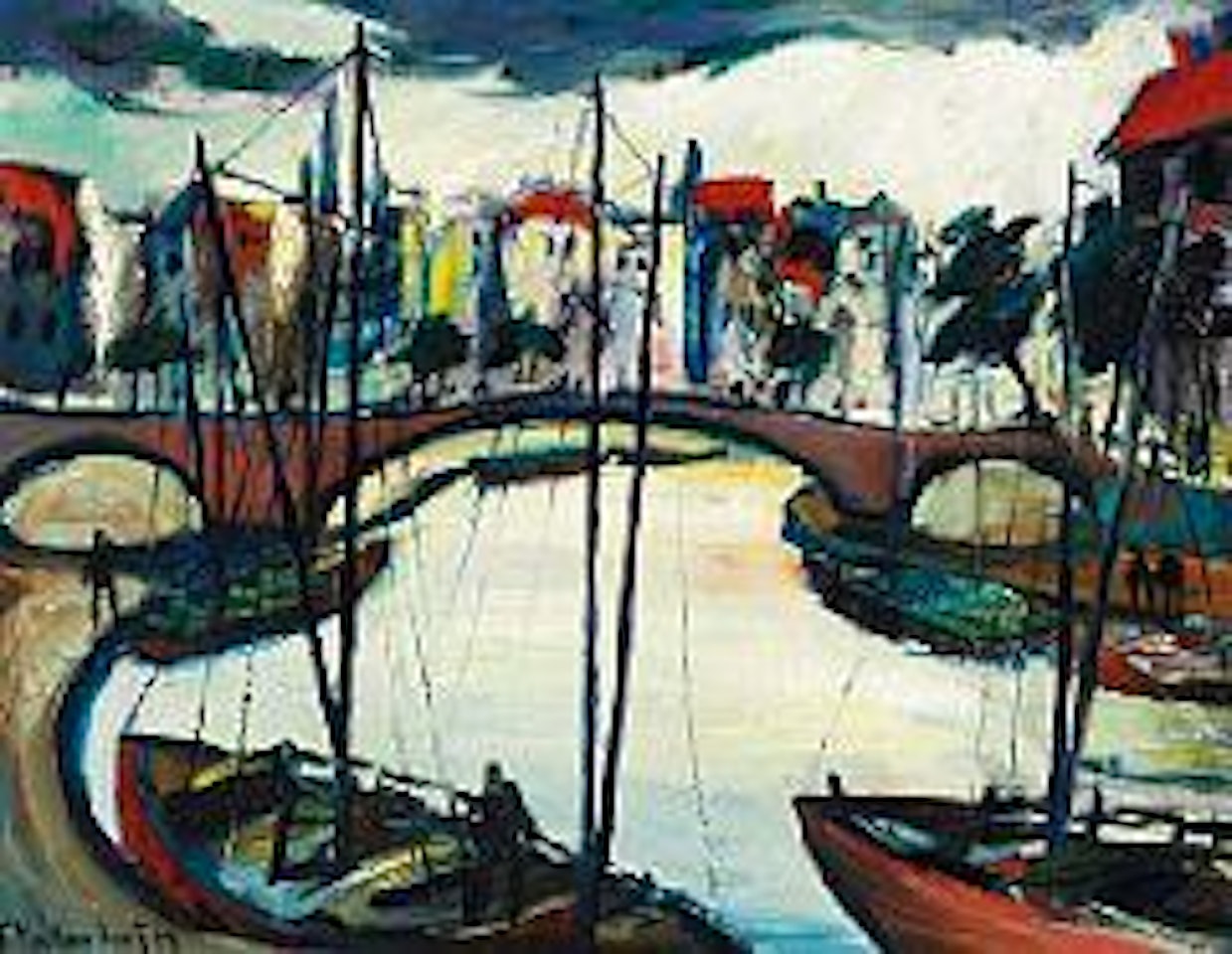 Scenery from Venice by Franz Heckendorf