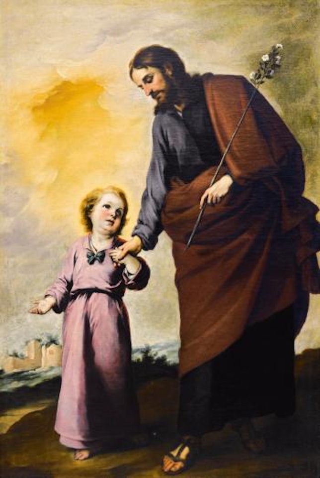 Saint Joseph With The Christ Child by Bartolomé Esteban Murillo