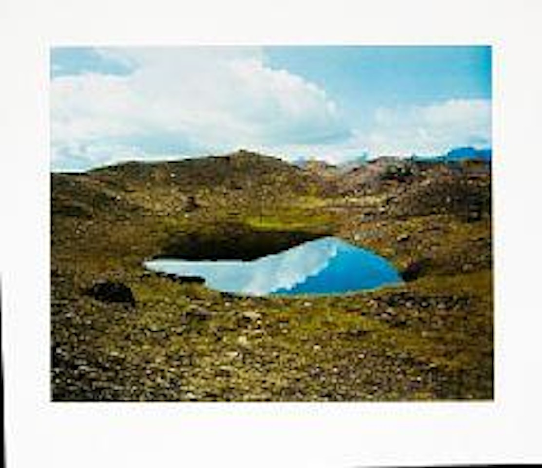 Landscape with a lake, Iceland by Olafur Eliasson