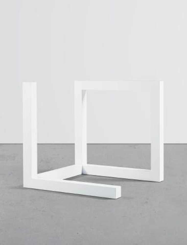 Incomplete Open Cube (Variation 7/20) by Sol LeWitt