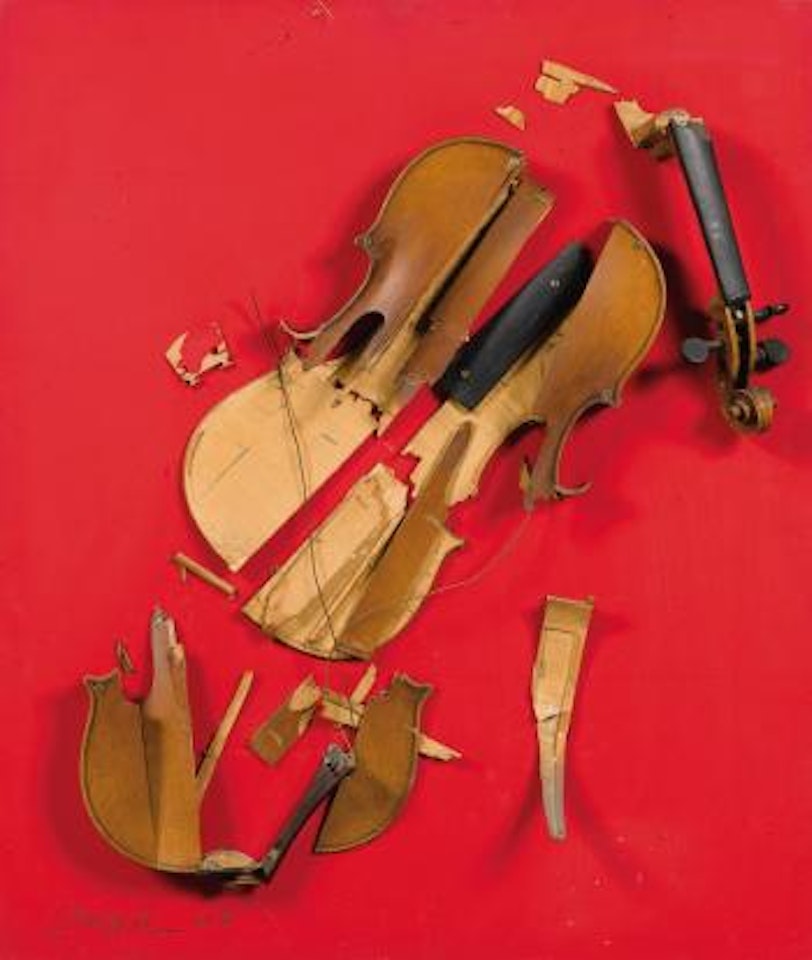 Sans Titre (Colere De Violon) by Arman