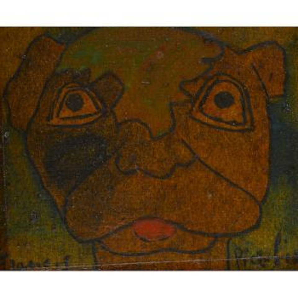 Tableau de poche (bulldog) by Francis Picabia