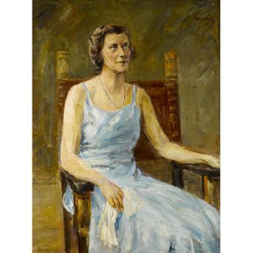 Bildnis einer Dame by Max Liebermann