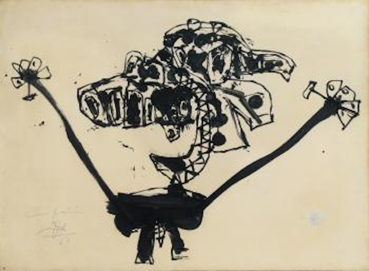 Crucifixion by Antonio Saura